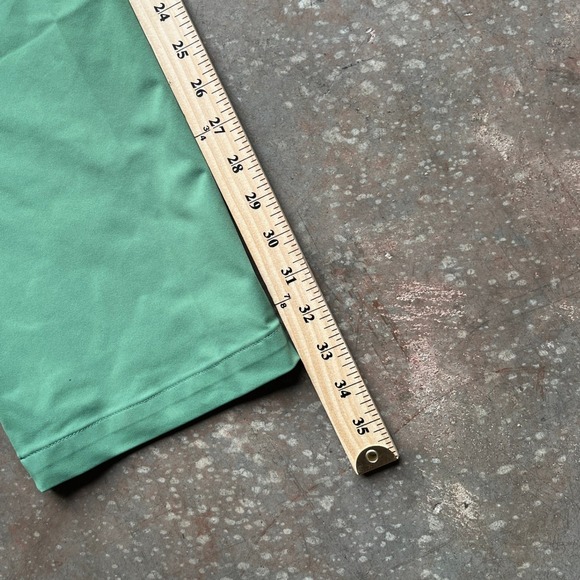 William Murray Golf Pants Men Straight Fit Green Plaid Pocket Detail Size 38 - Picture 7 of 7